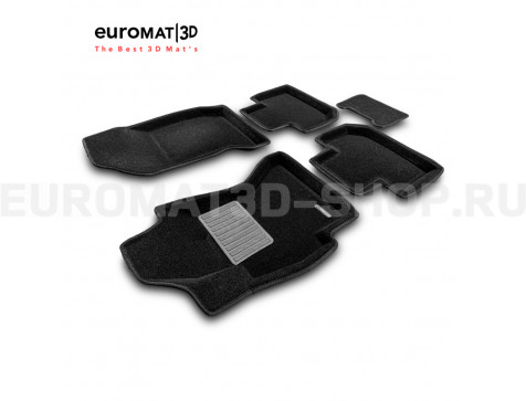 Текстильные 3D коврики Euromat3D Business в салон для Subaru Forester (2012-2018) № EMC3D-004709 Текстильные 3D коврики Euromat3D Business в салон для Subaru Forester (2012-2018) № EMC3D-004709