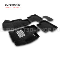 Текстильные 3D коврики Euromat3D Lux в салон для Volkswagen Tiguan (20..