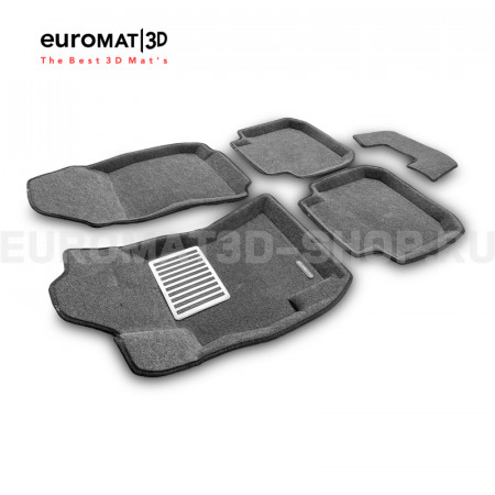 Текстильные 3D коврики Euromat3D Lux в салон для Subaru Outback (2010-2019) № EM3D-004704G Серые Текстильные 3D коврики Euromat3D Lux в салон для Subaru Outback (2010-2019) № EM3D-004704G Серые
