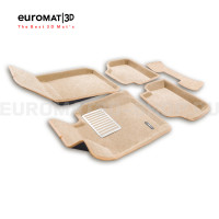 Текстильные 3D коврики Euromat3D Lux в салон для Bmw X1 (E84) (2009-2015) № EM3D-001208T Бежевые Текстильные 3D коврики Euromat3D Lux в салон для Bmw X1 (E84) (2009-2015) № EM3D-001208T Бежевые